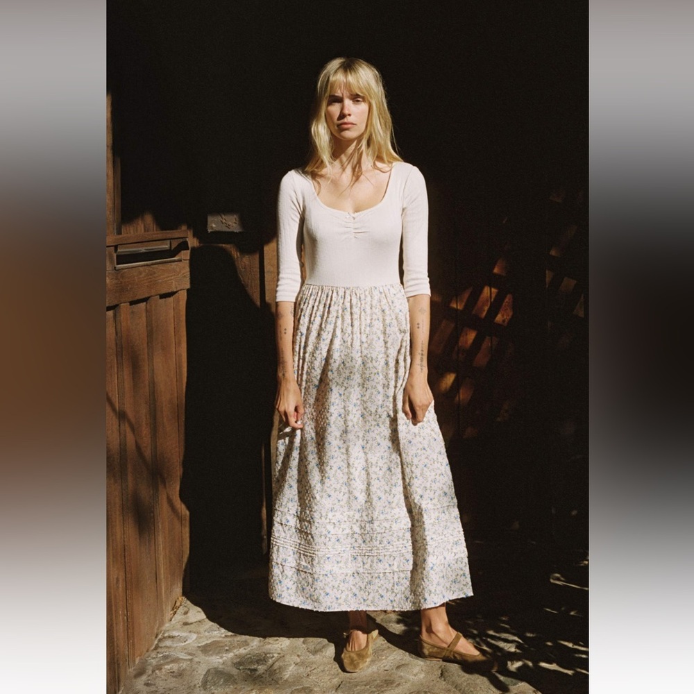 Christy Dawn Evelyn Dress Sea Spray